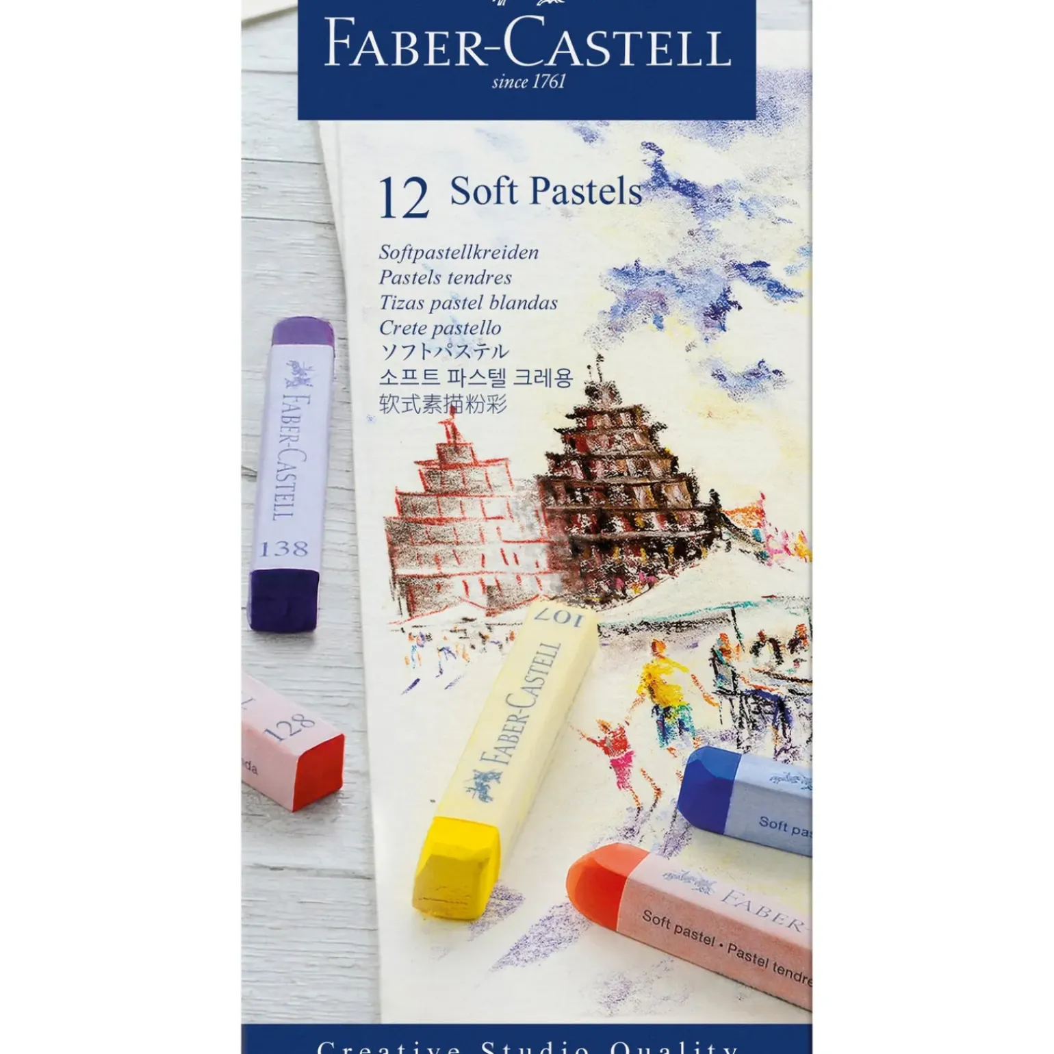 Soft Pastel 12 Unidades Faber Castell