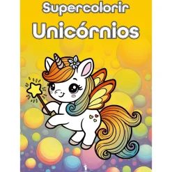 Supercolorir - Unicórnios de André Nicolau