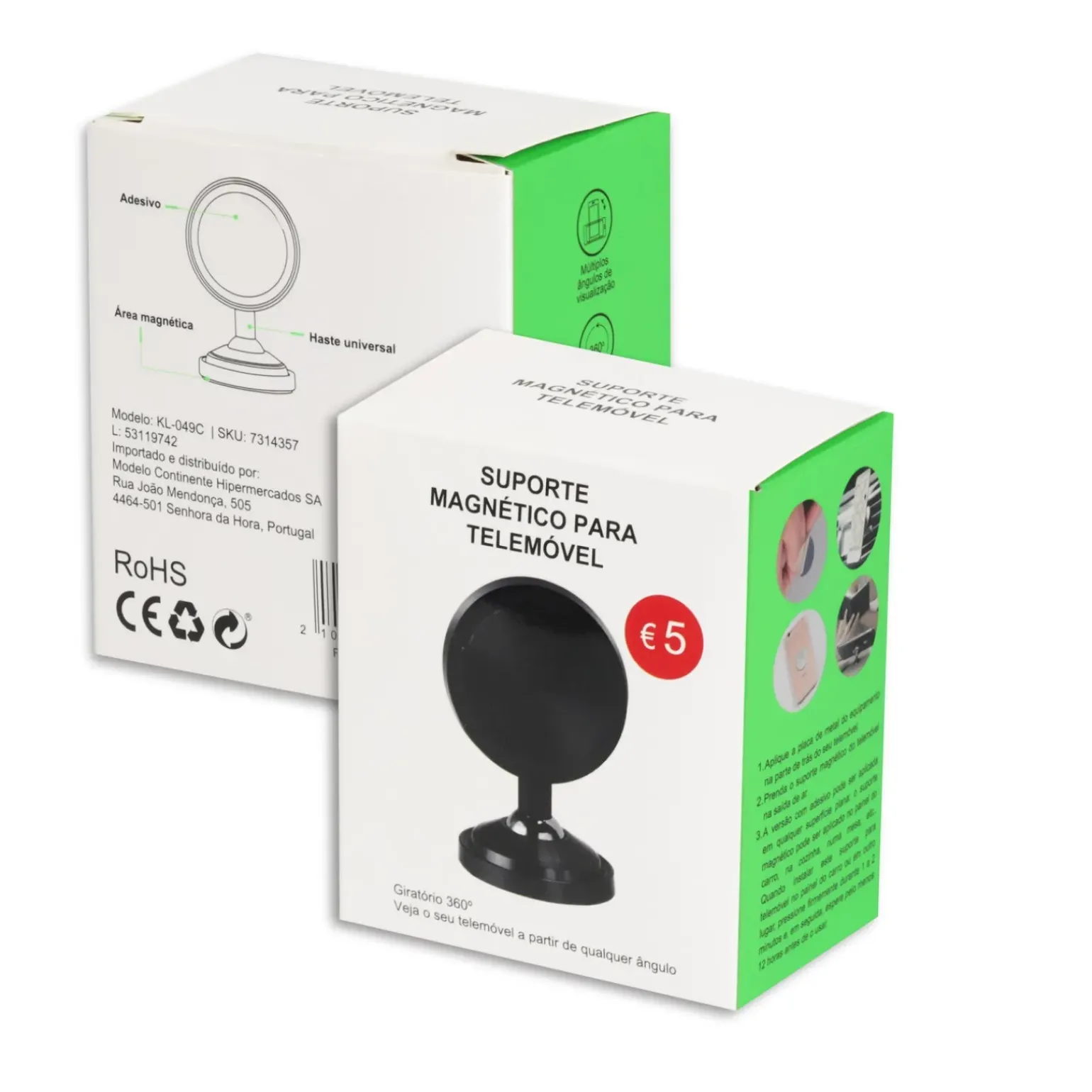 Suporte Magnético Para Telemóvel