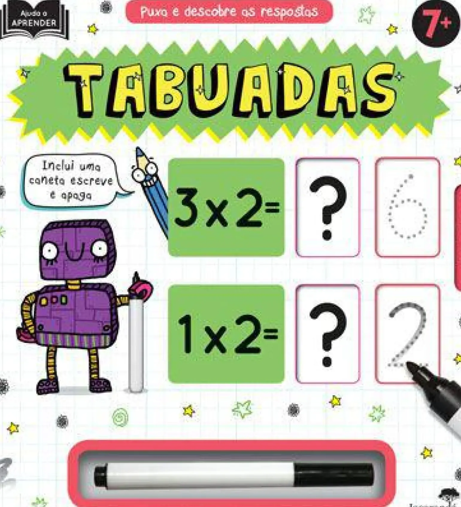 Tabuadas - Puxa e Descobre as Respostas