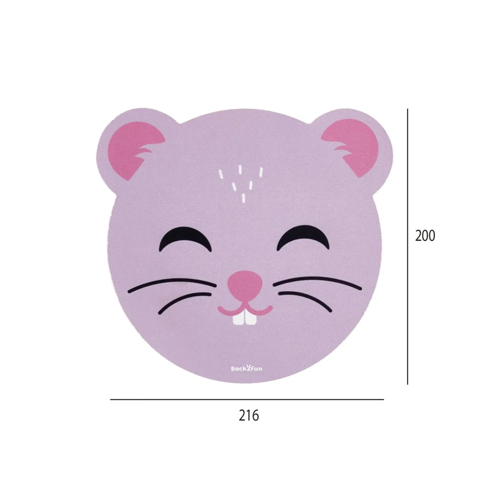 Tapete Rato Hamster B2F Apli