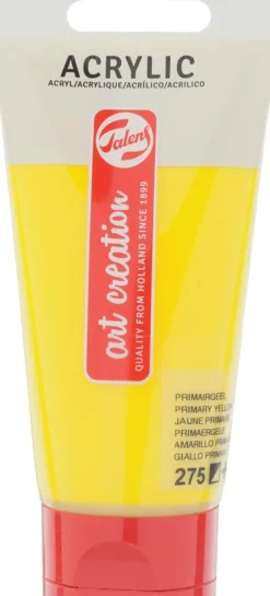 Tinta Acrílica 75ml Amarelo Primário Art Creation Talens