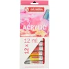 Tinta Acrílica 12ml 12 unidades Talens