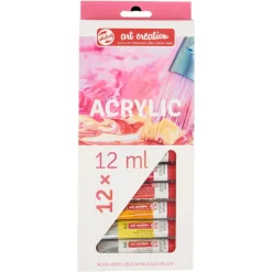 Tinta Acrílica 12ml 12 unidades Talens