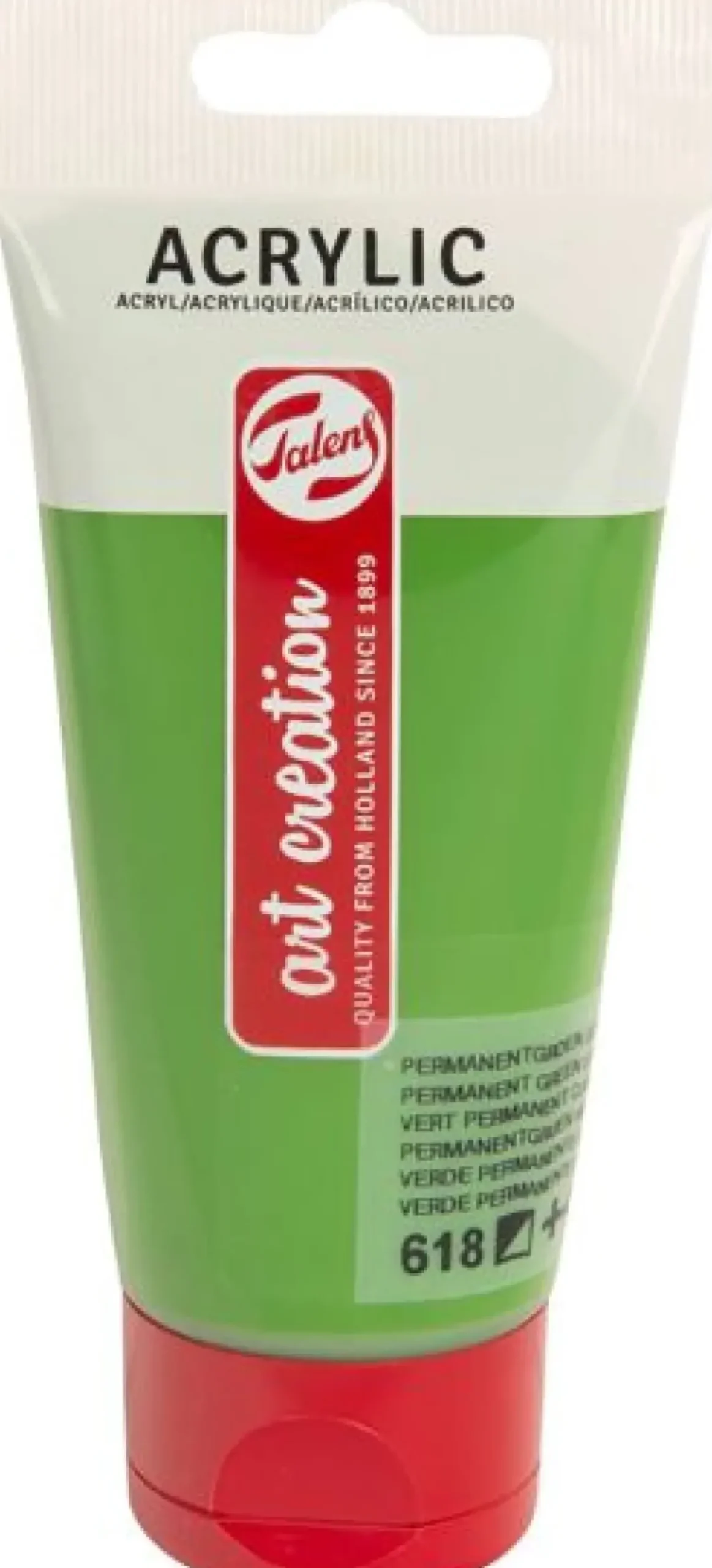 Tinta Acrílica 75ml Verde Permanente Claro Art Creation Talens