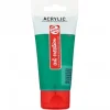 Tinta Acrílica 75ml Verde Permanente Escuro Art Creation Talens