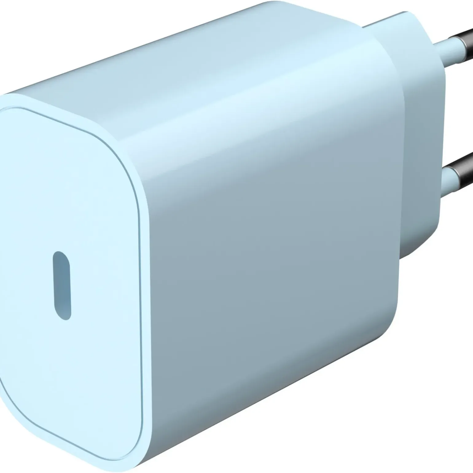 Tomada Usb-C Azul Aqua Sky