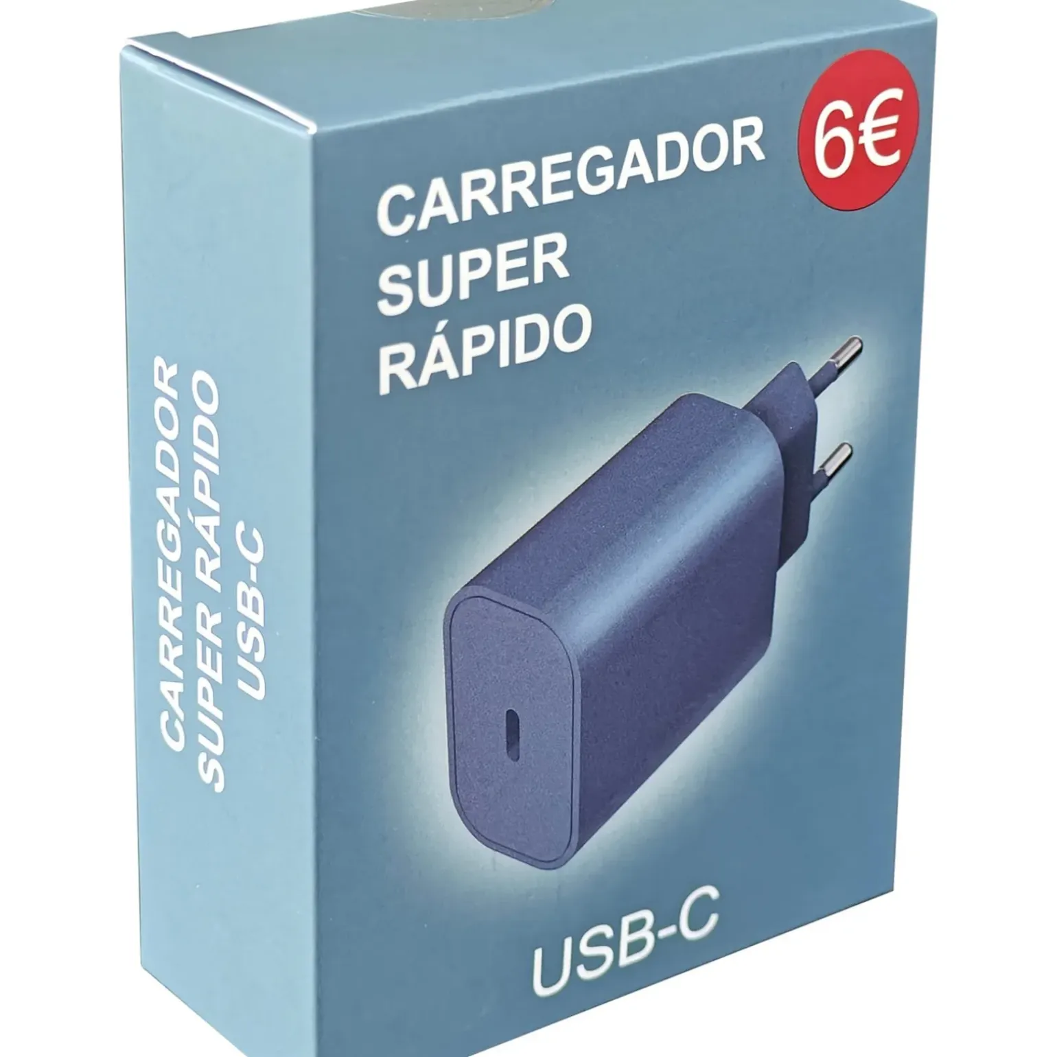 Tomada USB-C Azul Fusion
