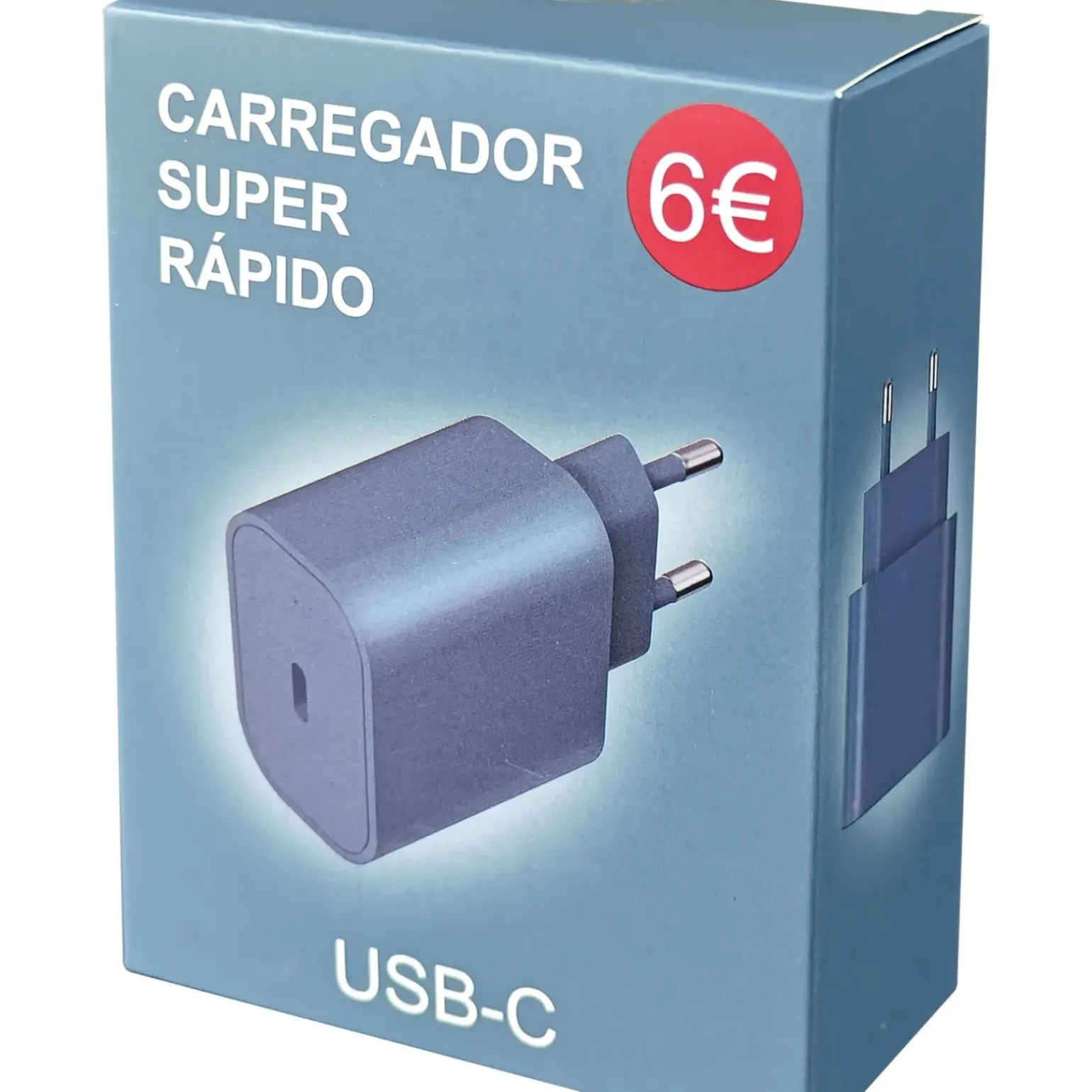 Tomada USB-C Azul Fusion