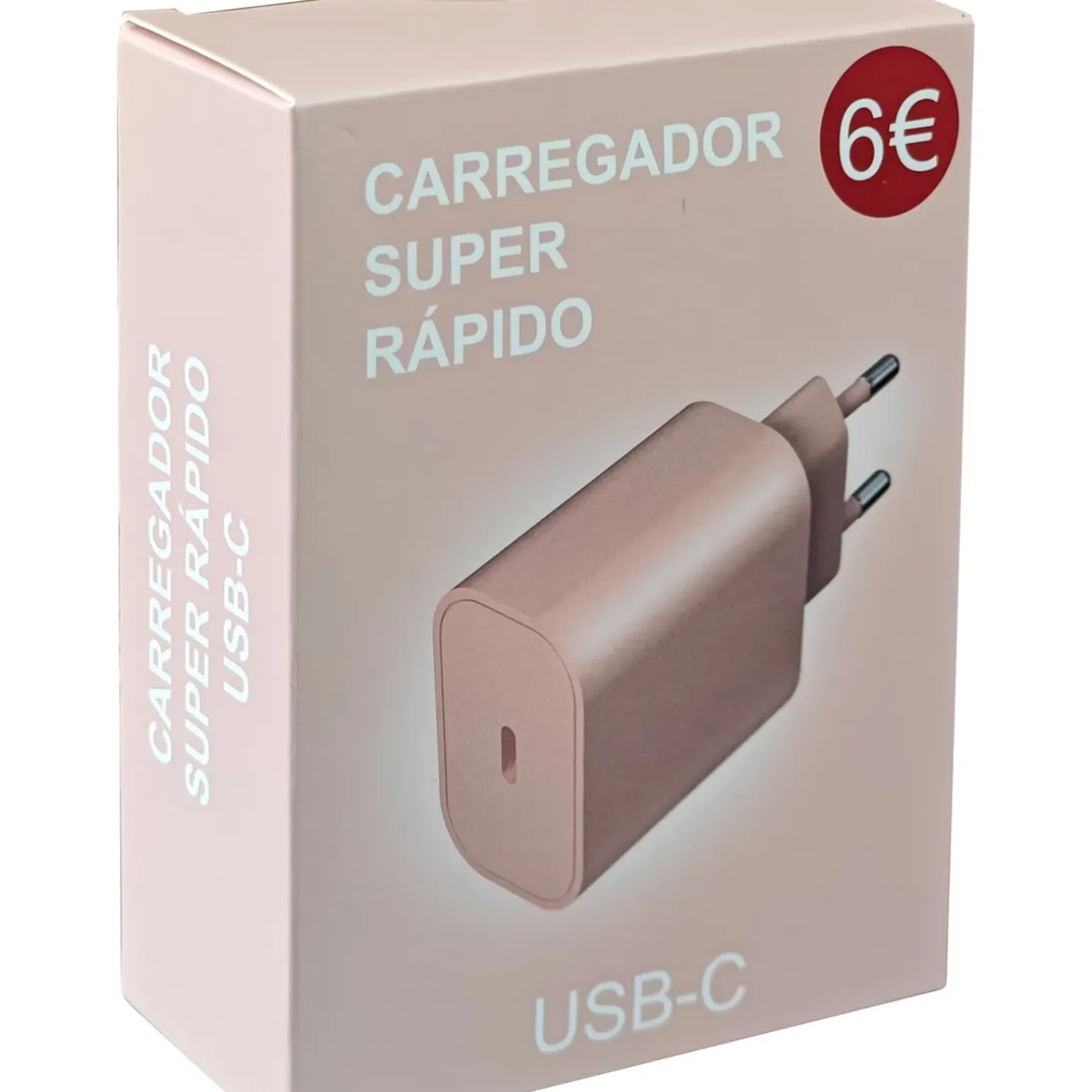 Tomada USB-C Rosa Fusion