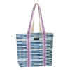 Tote Bag - Blue And White