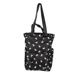 Tote Bag Bunny Pattern Black Playboy