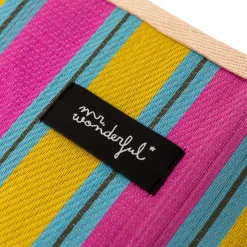 Tote Bag - Yellow, Blue And Purple