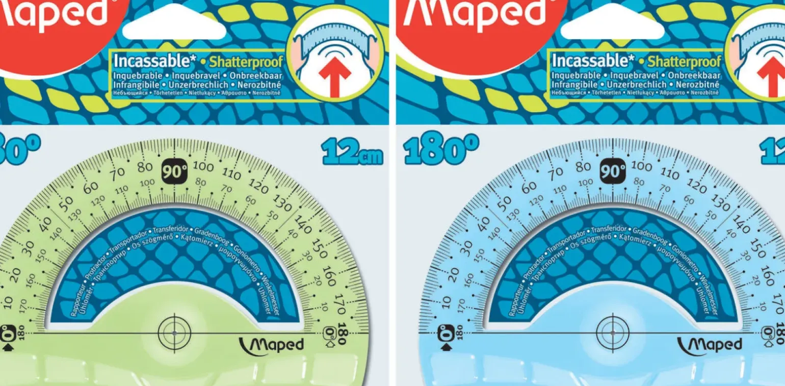 Transferidor 180º 12cm Inquebrável Maped (artigo sortido)