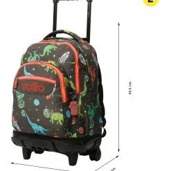 Trolley Dino Preto Totto