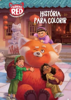 Turning Red - Estranhamente Vermelho - História para Colorir de Vários Autores
