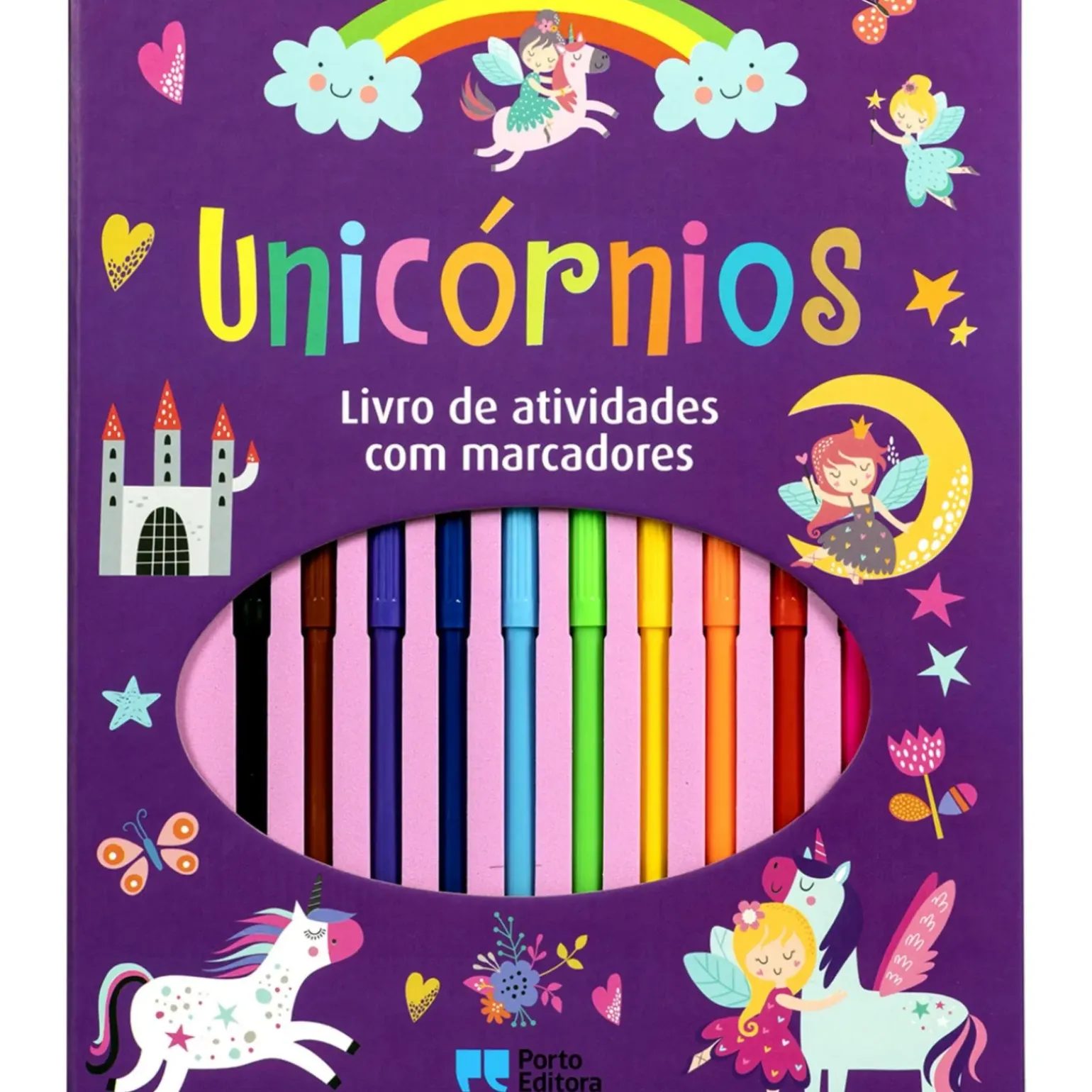 Unicórnios - Livro de Atividades com Marcadores