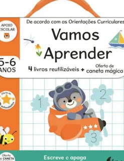 Vamos Aprender 5-6 Anos de Moira Butterfield Escreve e Apaga Sempre que Quiseres