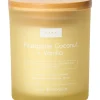 Vela Copo Amarelo Tampa Madeira