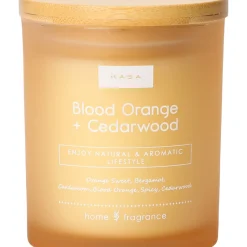 Vela Copo Laranja Tampa Madeira