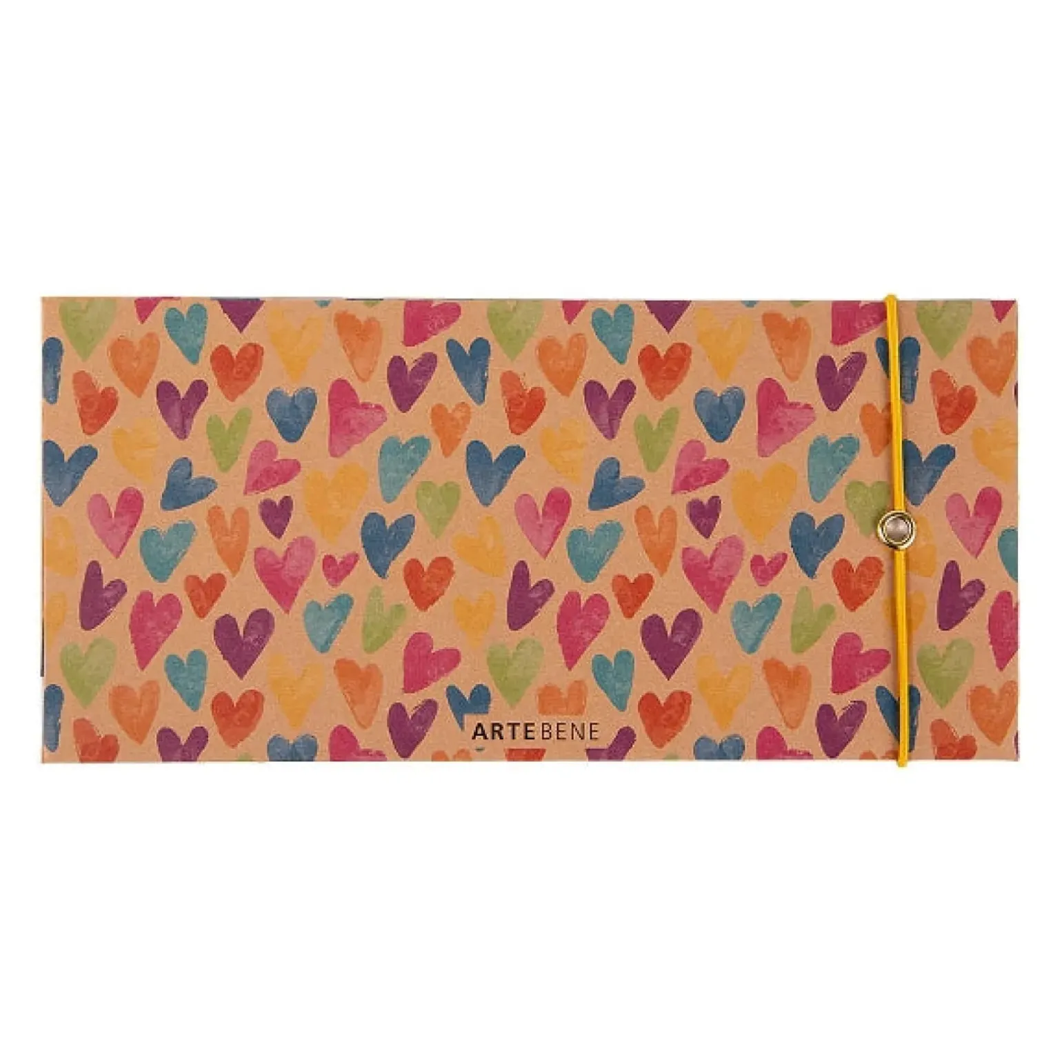 Voucher Com Envelope - Corações Cores