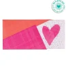 Voucher Com Envelope - Coração Rosa