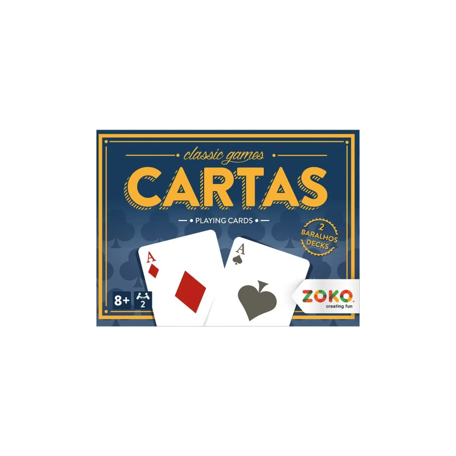Zoko - Caixa 2 Baralhos Cartas