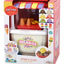 Zoko Plasticinas - Carrinho De Gelados