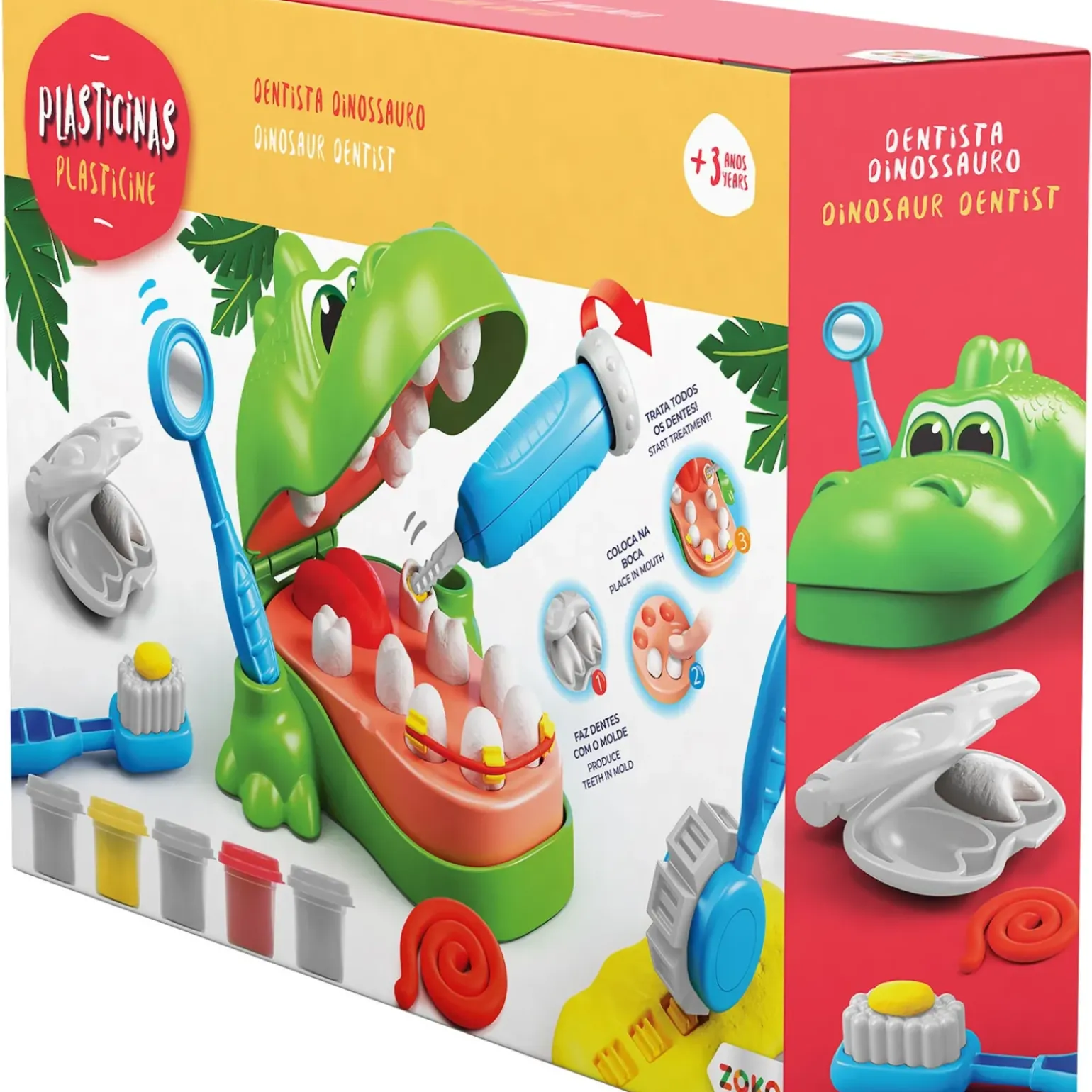 Zoko Plasticinas - Dentista Dinossauro