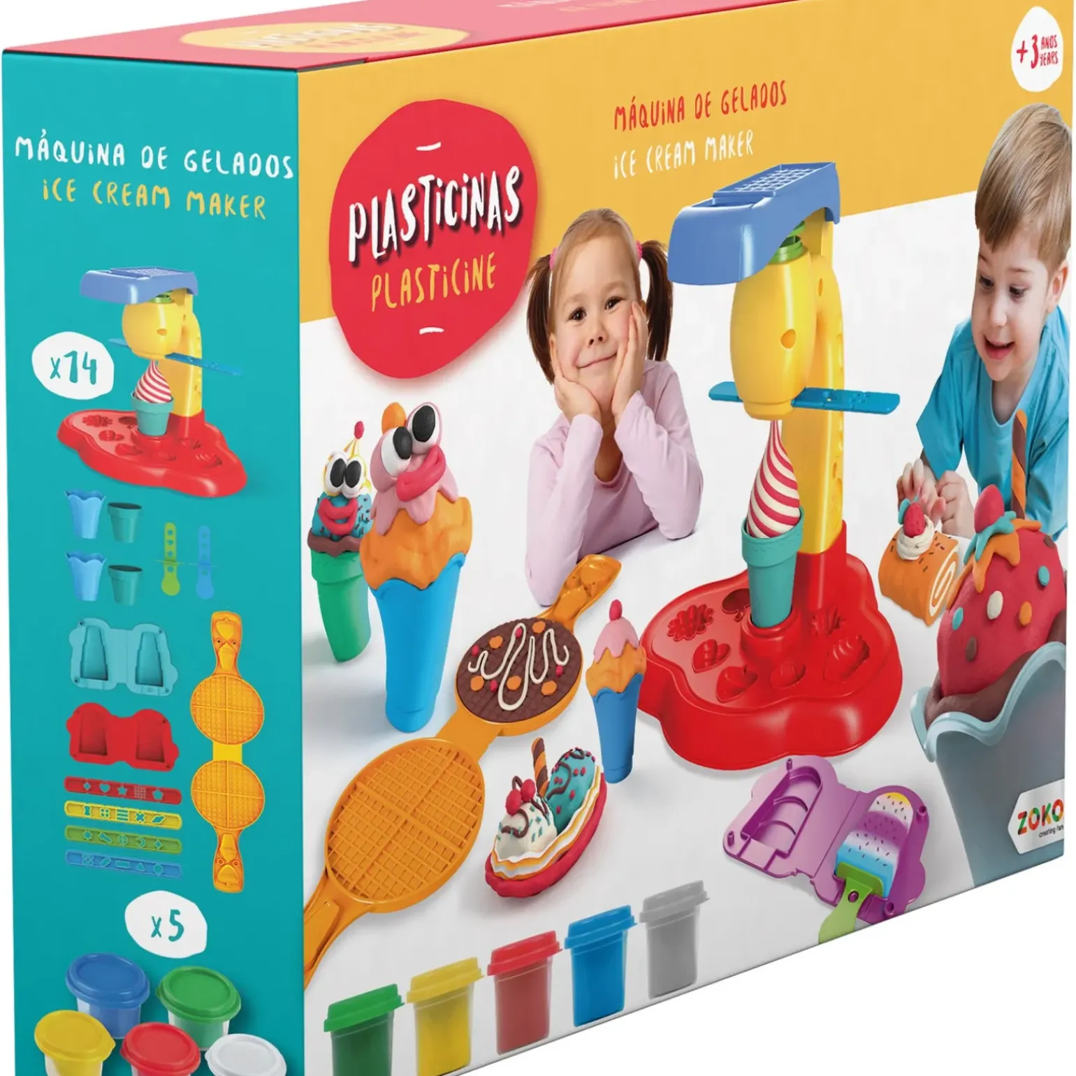 Zoko Plasticinas - Máquina De Gelados