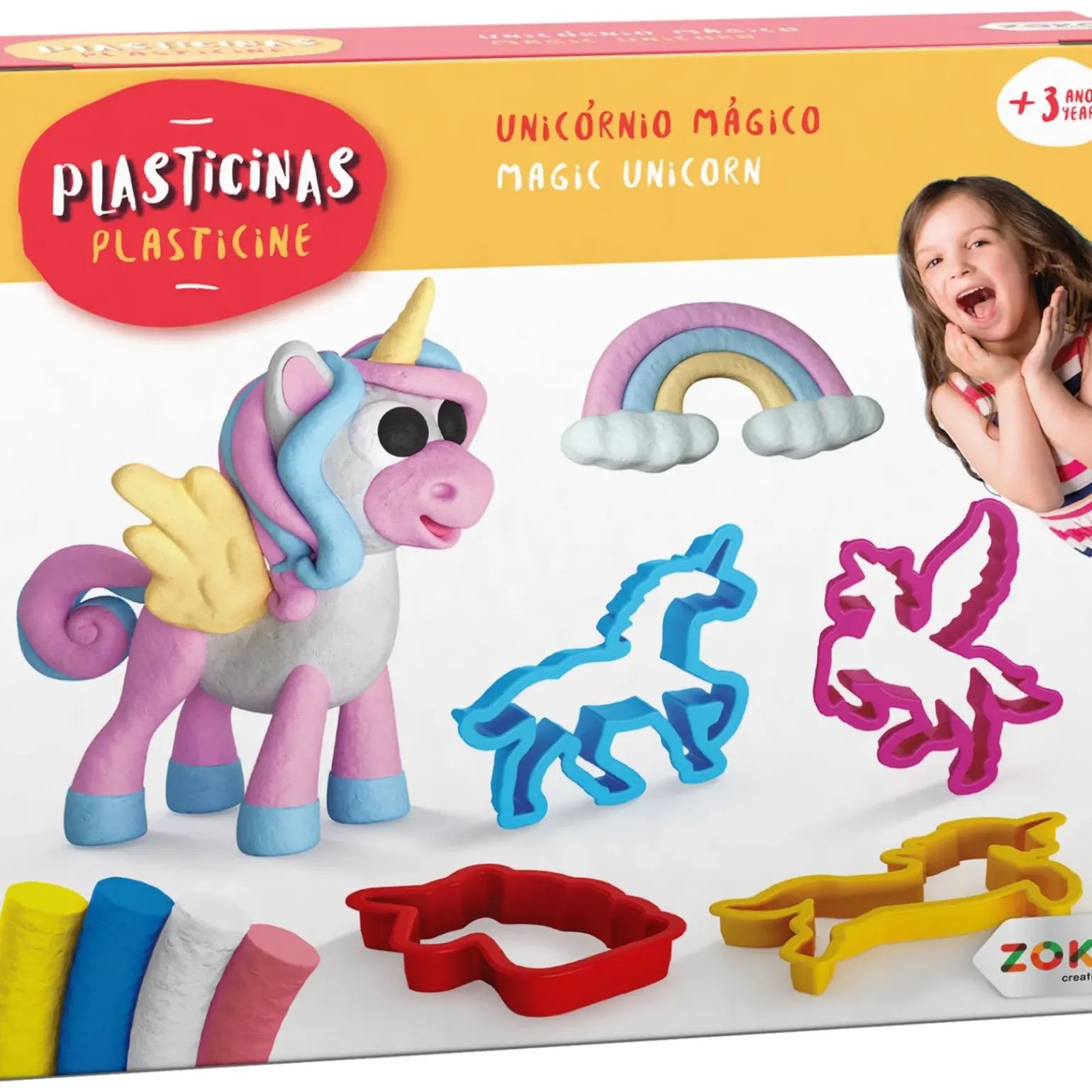 Zoko Plasticinas - Unicórnio Mágico